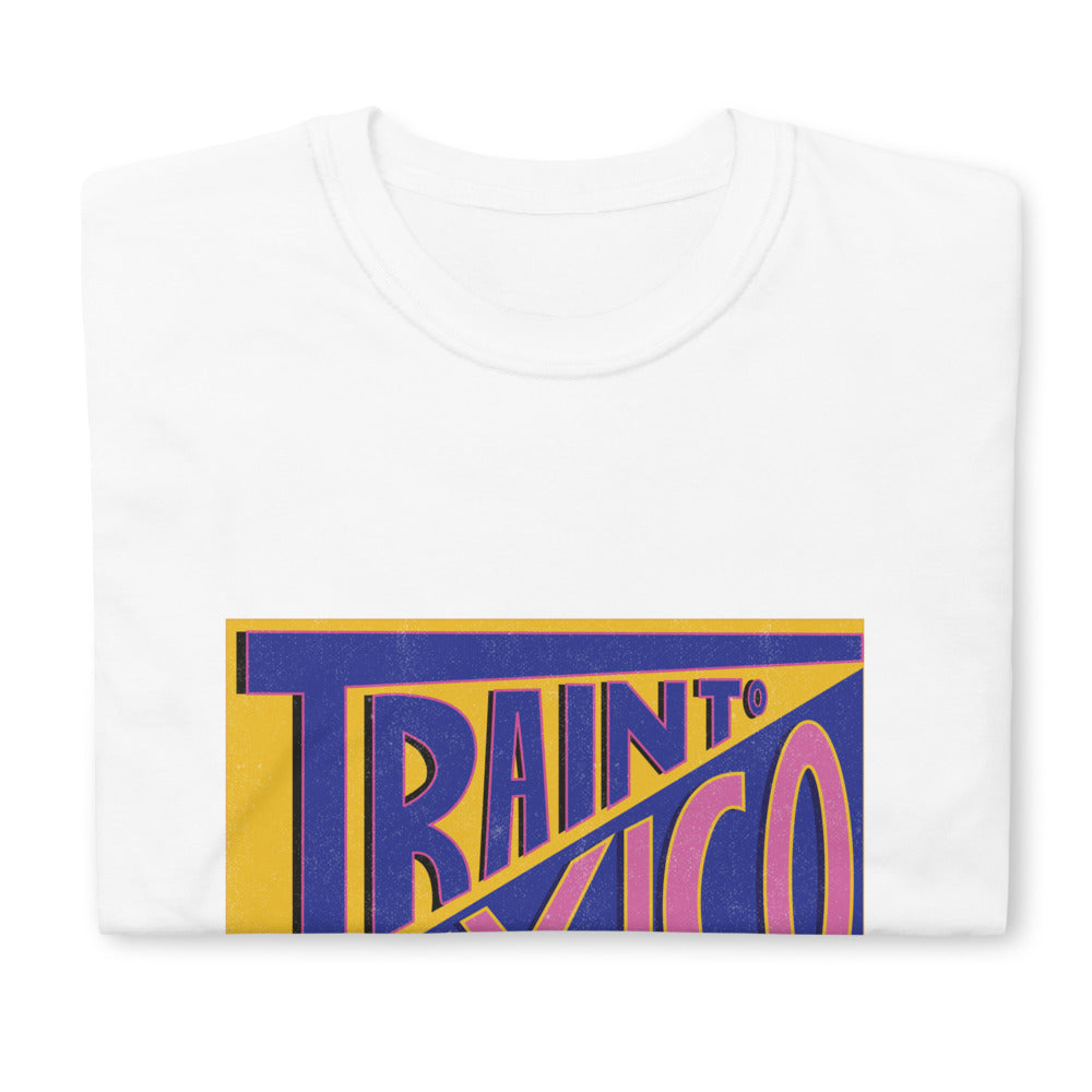 Train To Mexico - Unisex Tshirt Yellow&Purple