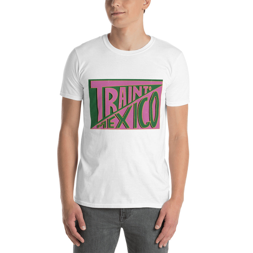 Train To Mexico T-Shirt Unisex - Pink&Green