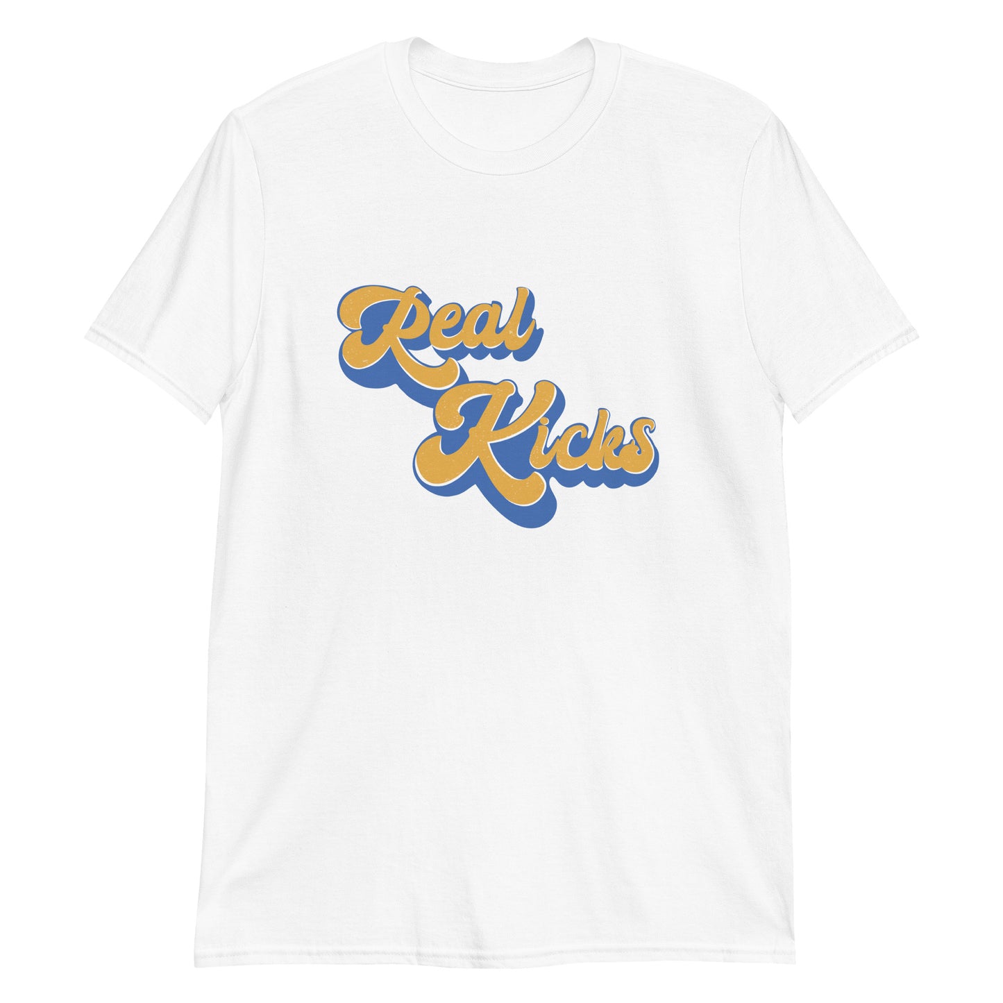 Real Kicks Unisex T-Shirt - Yellow&Blue