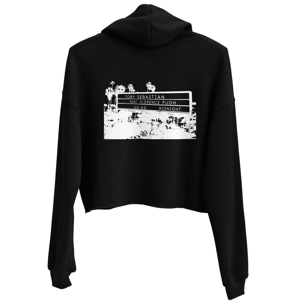Midnight Crop Hoodie