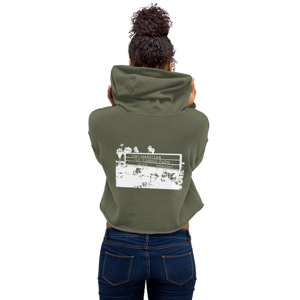 Midnight Crop Hoodie