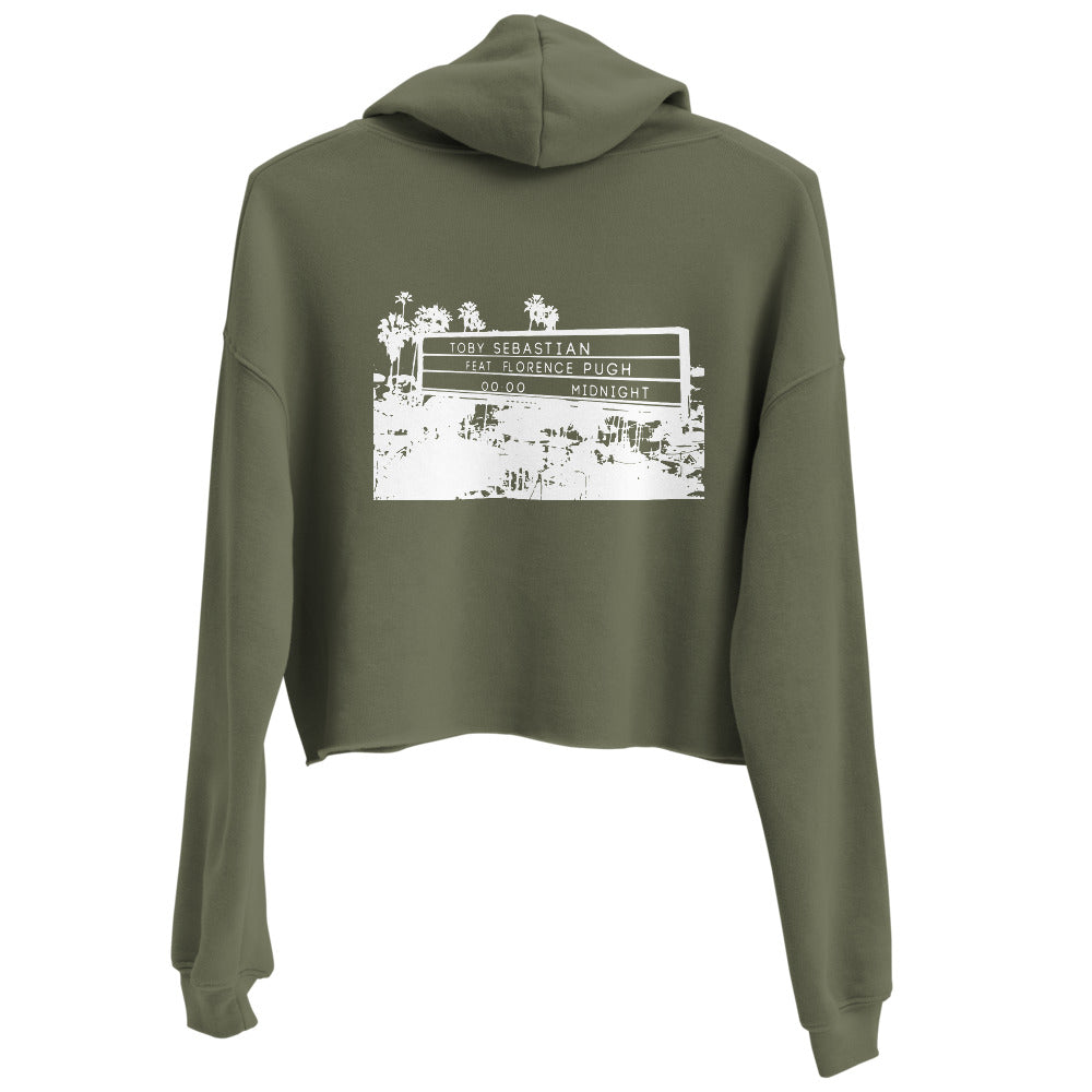 Midnight Crop Hoodie