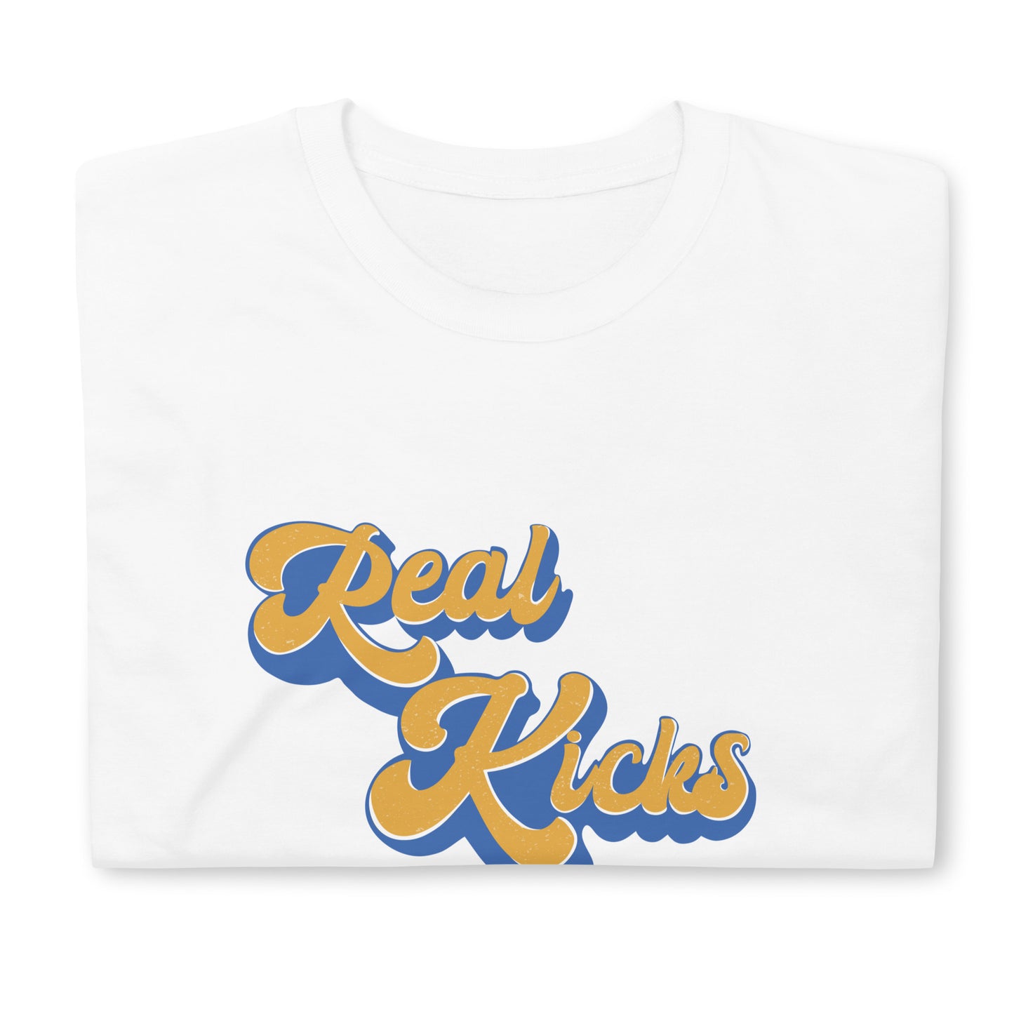 Real Kicks Unisex T-Shirt - Yellow&Blue